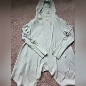 Calvin Klein Light Green Hooded Cardigan